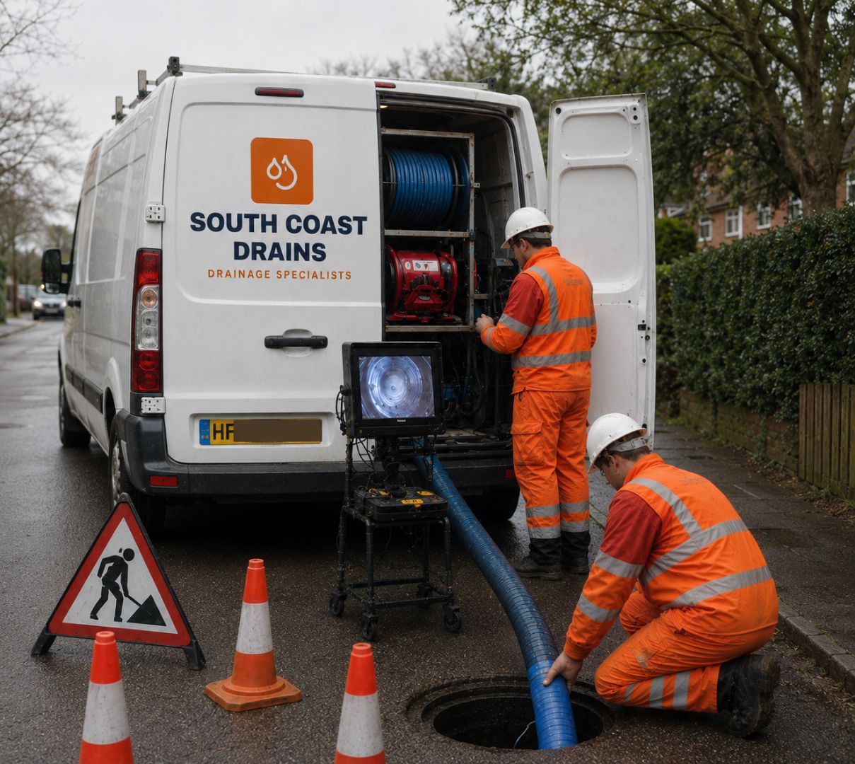 Drain repair service